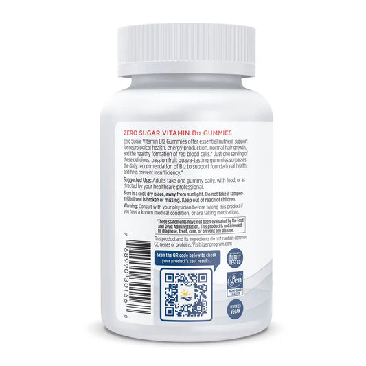Zero Sugar Vitamin B12 Gummies